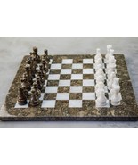 Handmade Marble Chess Board Indoor Adult Chess Game Marble Chess Set Han... - £173.83 GBP