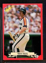 Houston Astros Glenn Davis 1988 Classic Red #182 ! - £0.39 GBP