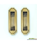 Lot of 2 Solid Brass Art Deco Baldwin Flush Sliding Door Handle Recessed... - £39.31 GBP