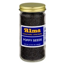 Alma Poppy Seeds, 3.5oz Glass Jar - £10.12 GBP