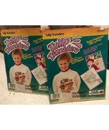1990 Vtg Tulip Iron-On Transfers Santa&#39;s Christmas Elves 2 Pkgs USA Made... - $354.32 MXN