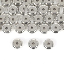 CCB Charm Beads 100Piezas 6mm Rueda Espaciadora Plana Redonda Suministros Joyas - £14.22 GBP