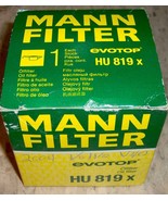 MANN Oil Filter HU 819 X for VOLVO Metal free - $31.38