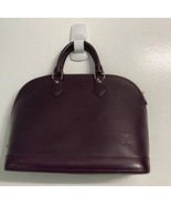 Louis Vuitton Alma Satchel Purple Handbag Purse Authentic - $965.00