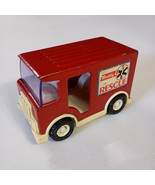 Vintage Buddy L Metal Rescue Vehicle Red Ambulance Truck Made In Japan - $218.24 MXN