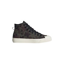 Adidas Men&#39;s Nizza Hi RF Camo Sneaker Shoes Olive Strata / Black Size 9 - £78.53 GBP