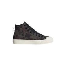 Adidas Men&#39;s Nizza Hi RF Camo Sneaker Shoes Olive Strata / Black Size 9 - $98.01