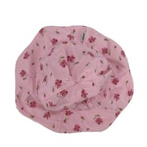 Osh Kosh Girls Bucket Sun Hat Pink Floral Size 4-6X - £7.79 GBP