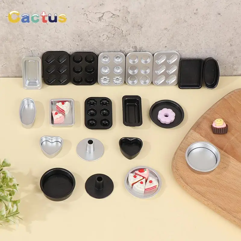 3/4/5Pcs 1:6 Dollhouse Miniature Baking Tray Pan Plate Bakeware Set Baking Tools - £9.67 GBP+