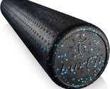 Foam Roller 18in High Density Extra Firm Speckled Blue - £14.96 GBP