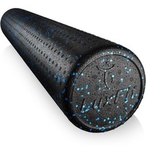 Foam Roller 18in High Density Extra Firm Speckled Blue - £14.58 GBP