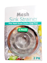 Evriholder Mesh Sink Strainers Basket Drain Stainless Steel Protector Se... - $9.47
