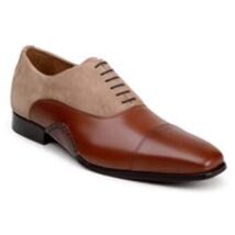 Belvedere Men's Shoes Oxford Leather LEONTES Ant. Cognac/Oat image 2