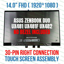 14&quot; Fhd Lcd Touch Screen Digitizer Asus Zen Book Duo UX482 UX482E UX482EA - £98.77 GBP