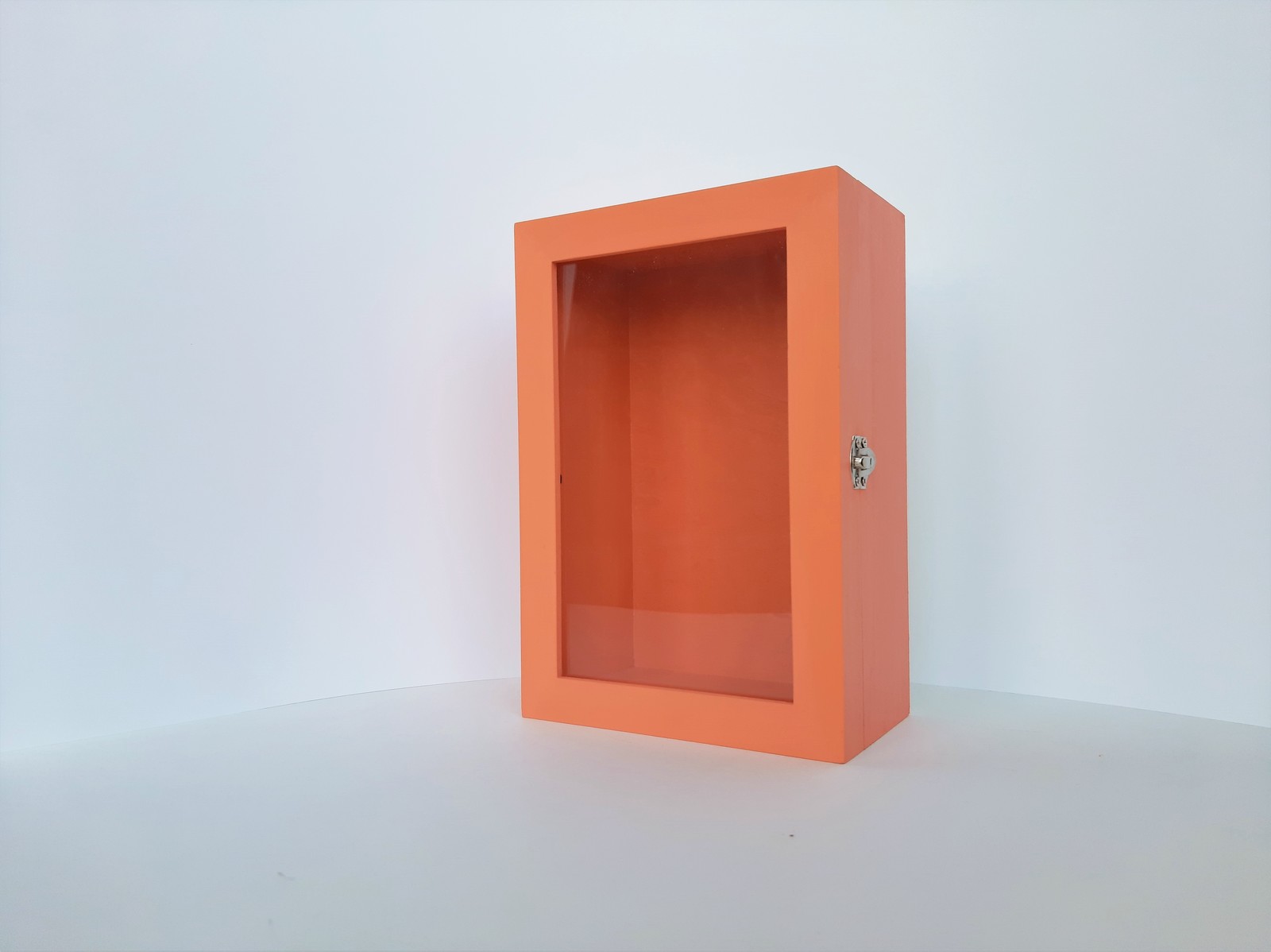 Deep Coral Shadow Box Frame, Memory Box, Display Case, Keepsake Box, Hom... - $45.00