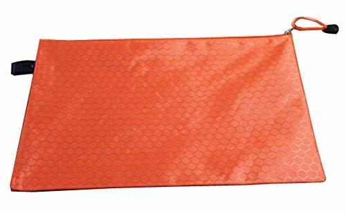 Set Of 5 A4 Envelope To Zip File Cover File folders And Pockets Orange - $13.27