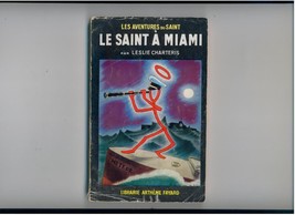 Charteris - LE SAINT A MIAMI - 1956 - vintage French pb - £8.79 GBP