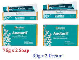 Himalaya Herbals AACTARIL SOAP 75gm 2 Pc + Clarina Cream 2 Pc FREE SHIP - £23.55 GBP