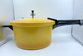 VTG Presto 6 Quart Pressure Cooker Canner Harvest Yellow with Jiggler 01... - £33.64 GBP