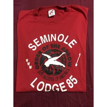 Vintage BSA Order Of The Arrow Jerseys XL Seminole Lodge 85 T-Shirt Boy Scouts - $17.35