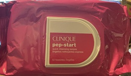 CLINIQUE - Pep-Start Quick Cleansing Swipes - 50 Towelettes - £19.93 GBP