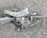 WIESBADEN Goslar Deer Rifle Travel Oktoberfest Hesse Souvenir Hat Pin Ge... - £12.63 GBP