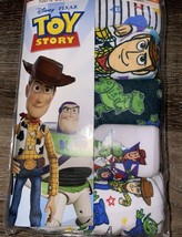 Toy Story ~ Boy&#39;s Briefs 5-Pair Underwear Handcraft Cotton Buzz Woody ~ Size-4 - £11.08 GBP