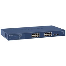 18-Port Gigabit Ethernet Smart Switch (Gs716Tv3) - 16 X 1G, Managed, Wit... - £482.68 GBP