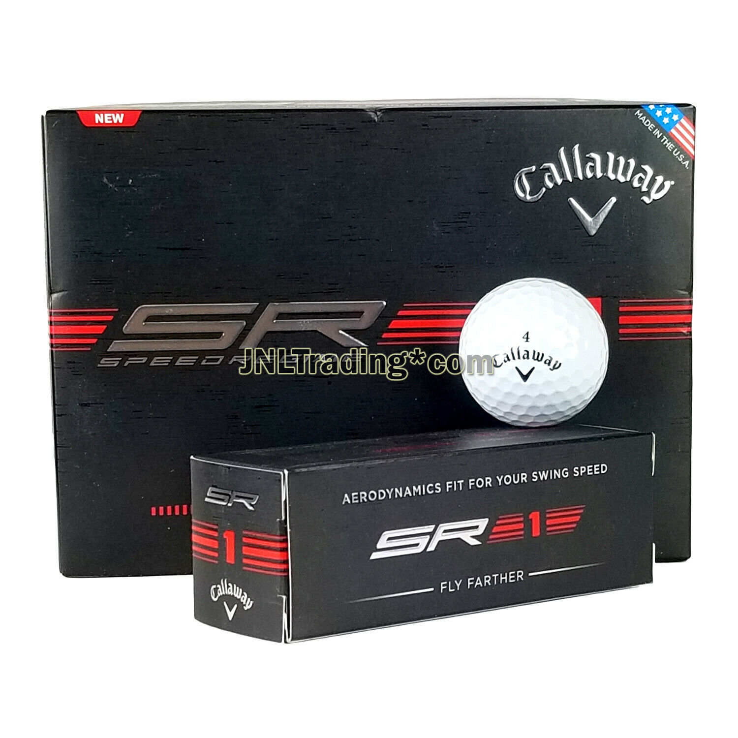 Callaway Speed Regime SR1 Moderate Swing Dual Core Urethane Golf Ball (Qty:12) - £35.96 GBP