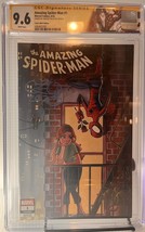 Amazing Spider-Man #1 2022 Chrissie Zullo Variant  Signed CGC SS 9.6 - £134.53 GBP