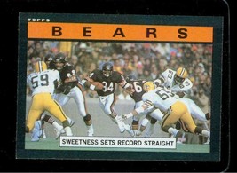 Vintage 1985 TOPPS Football Trading Card #22 Chicago Bears Team Leaders - $12.50