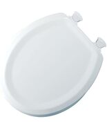 Mayfair 25EC Sculptured Molded Wood Toilet Seat with Lift Off Hinge, Round, - $716.07 MXN