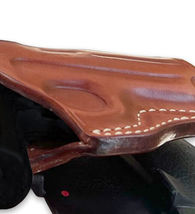 Fits SIG SAUER P938 Handmade Leather Paddle Holster With Thumb Break #1098# RH image 5