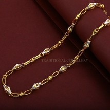 Unisex Italian Turkey chain 916% 22k Gold Chain Necklace Daily wear Jewelry 8 - £3,824.52 GBP+