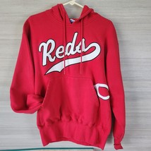 Majestic MLB Cincinnati Reds Spirit Wear Sweatshirt Baseball Long Sleeve Hoodie - $29.69