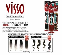 Bobbi Boss Visso 100% Human hair weave extra volume; Natural yaky;Straight - £23.96 GBP