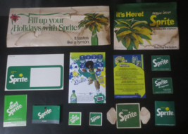 13 Different Assortment of Sprite Items Price sheets, cooler stickers, and ads - £1.19 GBP