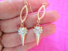 Rose gold spike earrings-SALE CLEARANCE - $166.69 MXN