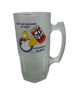 The Simpsons Homer Duff Beer 8” Tall Heavy Frosted Mug Can’t Get Enough ... - $17.83 CAD