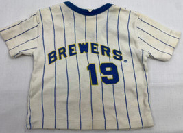 Vintage Milwaukee Brewers Jersey T Shirt Baby Infant 9 Mon Robin Yount 80s 90s - £15.66 GBP