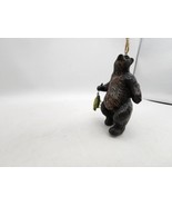 Vtg Wooden Bear Walking Through The Woods With His Fish Swinging . Chris... - $14.26 CAD