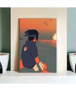 Naruto Anime Sasuke Canvas Printed Art Poster Anime Aluminum Wall Art Ho... - $13.63 CAD+