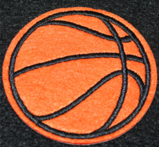 Basketball Orange Applique Cartoon Clothing Iron On Patch Decal Embroidery - $6.92