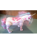 My Little Pony unicorn. walks, horn lights,sounds 7&quot; white w pink - £6.98 GBP