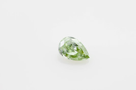 Chameleon Diamond - 0.22ct Pear Shape Natural Loose Fancy Deep Green Diamond - £618.33 GBP