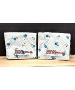 Vintage Cannon Monticello Full Blue Floral Sheet Set No Iron Flat &amp; Fitt... - €32,98 EUR