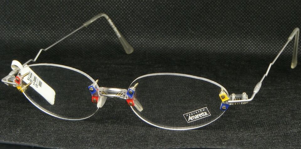 Amaretta by Argenta 54X 001 SILVER /OTHER EYEGLASSES GLASSES RIMLESS 49-... - $57.27