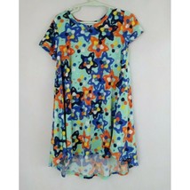 LuLaRoe Multicolor Floral Shirt Dress Size 4 - £8.52 GBP