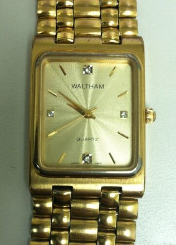 Waltham Golden Tone Watch needs battery 2013 - £31.60 GBP