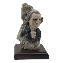 Vtg Marka Gallery George Washington Stone Look Resin Figure Wood Base #0069 READ - £15.68 GBP